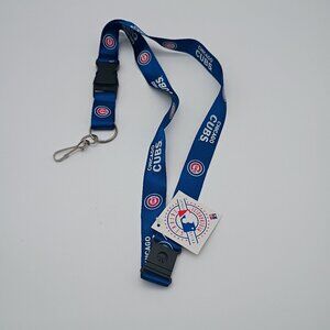 Breakaway Lanyard with Clip Keychain  Chicago Cubs